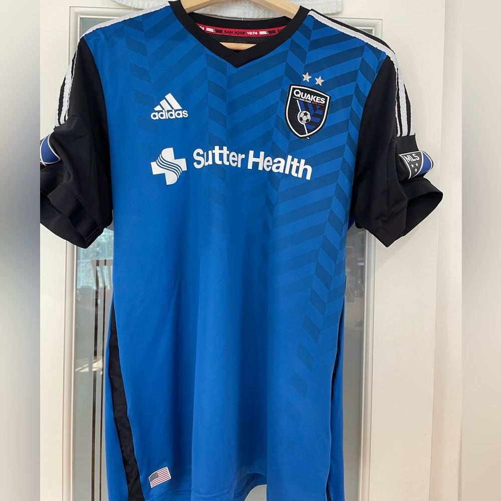 San Jose Earthquakes Shirt Size Large